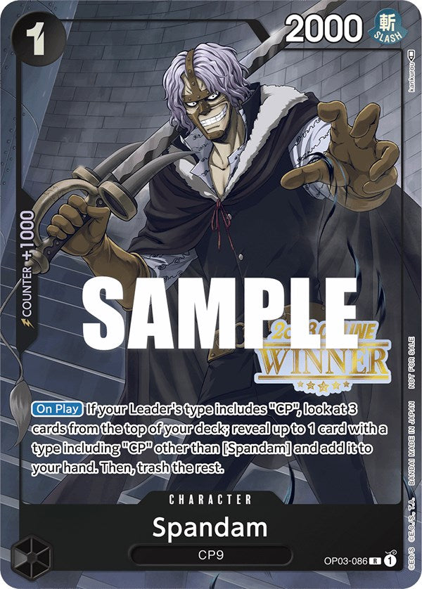 Spandam (Online Regional 2023) [Winner] [One Piece Promotion Cards] | Black Swamp Games