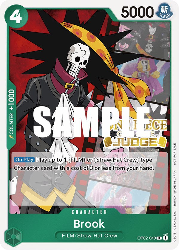 Brook (Judge Pack Vol. 2) [One Piece Promotion Cards] | Black Swamp Games