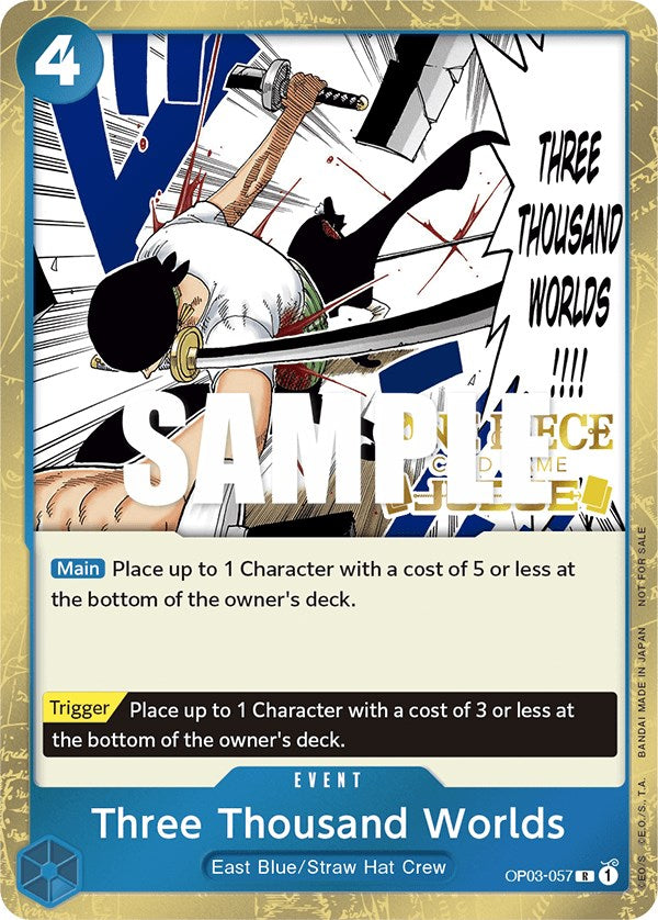 Three Thousand Worlds (Judge Pack Vol. 2) [One Piece Promotion Cards] | Black Swamp Games