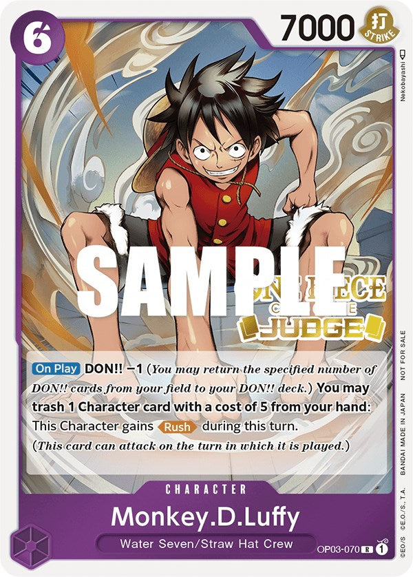 Monkey.D.Luffy (Judge Pack Vol. 2) [One Piece Promotion Cards] | Black Swamp Games