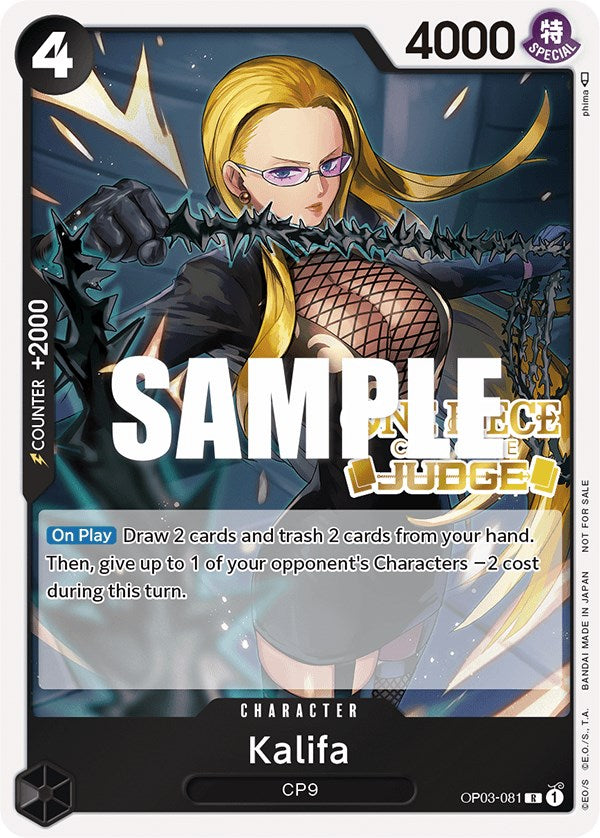 Kalifa (Judge Pack Vol. 2) [One Piece Promotion Cards] | Black Swamp Games