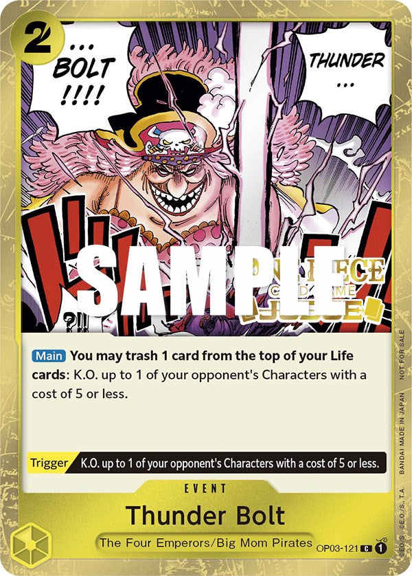 Thunder Bolt (Judge Pack Vol. 2) [One Piece Promotion Cards] | Black Swamp Games