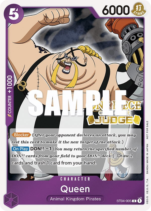 Queen (Judge Pack Vol. 2) [One Piece Promotion Cards] | Black Swamp Games