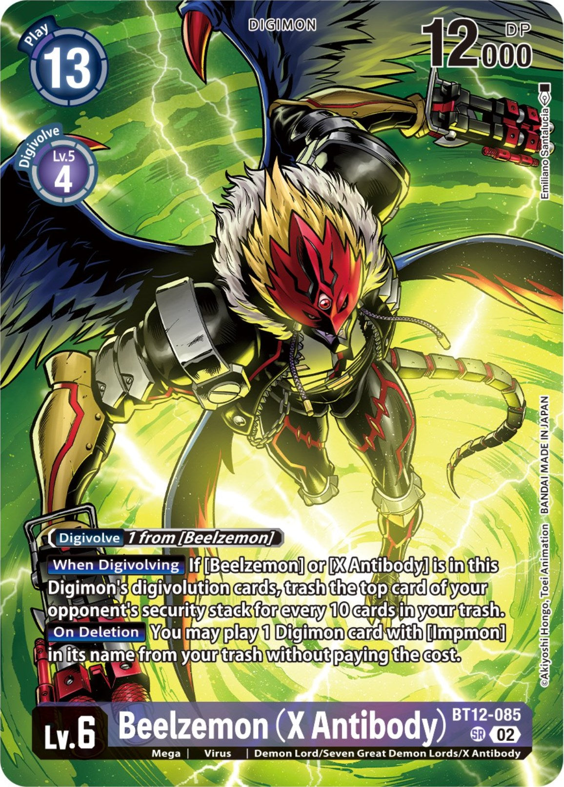 Beelzemon (X Antibody) [BT12-085] (Premium Binder Set) [Across Time Promos] | Black Swamp Games