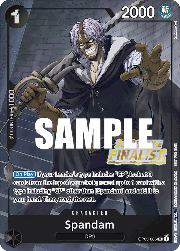 Spandam (Offline Regional 2023) [Finalist] [One Piece Promotion Cards] | Black Swamp Games