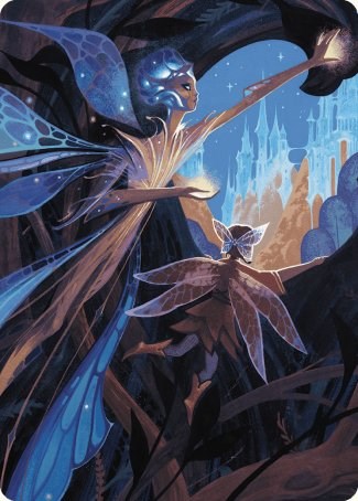 Kindred Discovery Art Card [Wilds of Eldraine Art Series] | Black Swamp Games