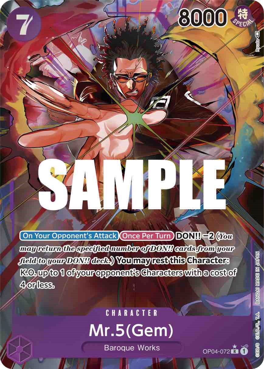 Mr.5(Gem) (Alternate Art) [Kingdoms of Intrigue] | Black Swamp Games