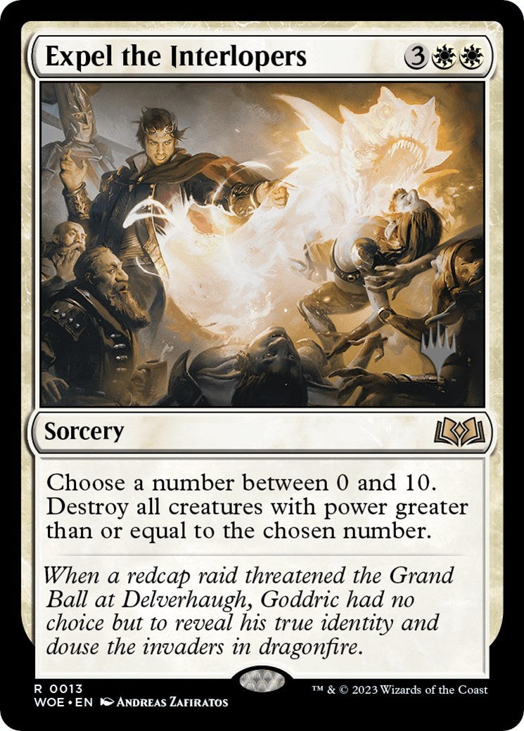 Expel the Interlopers (Promo Pack) [Wilds of Eldraine Promos] | Black Swamp Games