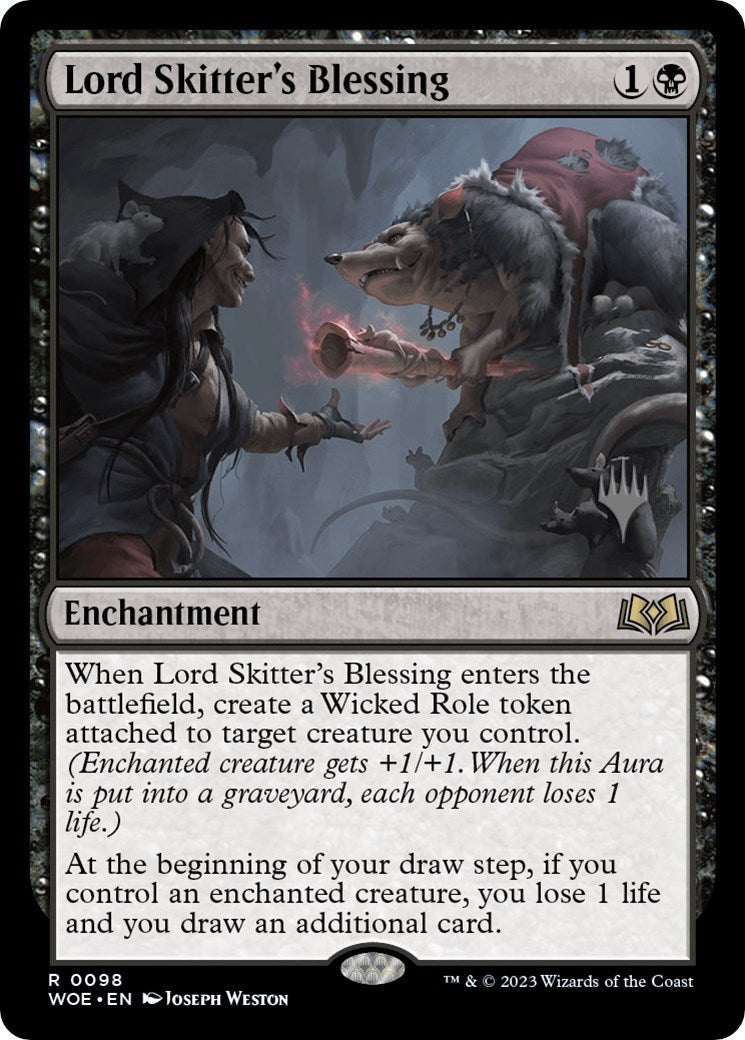 Lord Skitter's Blessing (Promo Pack) [Wilds of Eldraine Promos] | Black Swamp Games