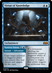 Virtue of Knowledge // Vantress Visions (Promo Pack) [Wilds of Eldraine Promos] | Black Swamp Games