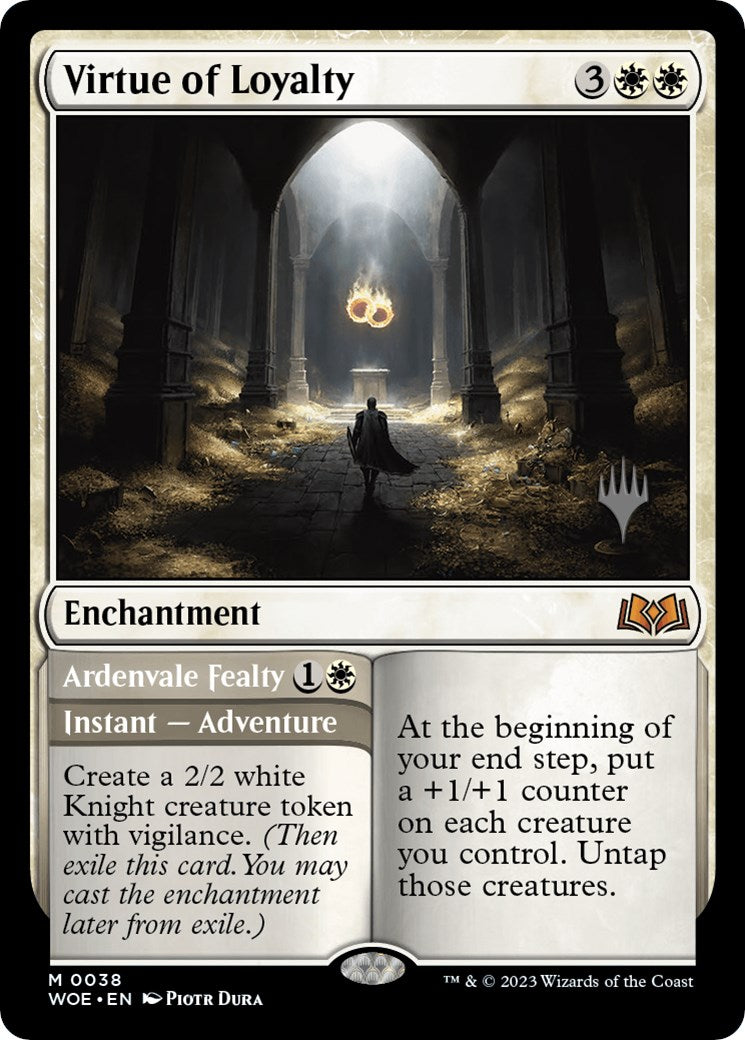 Virtue of Loyalty // Ardenvale Fealty (Promo Pack) [Wilds of Eldraine Promos] | Black Swamp Games