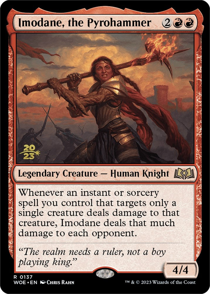 Imodane, the Pyrohammer [Wilds of Eldraine Prerelease Promos] | Black Swamp Games