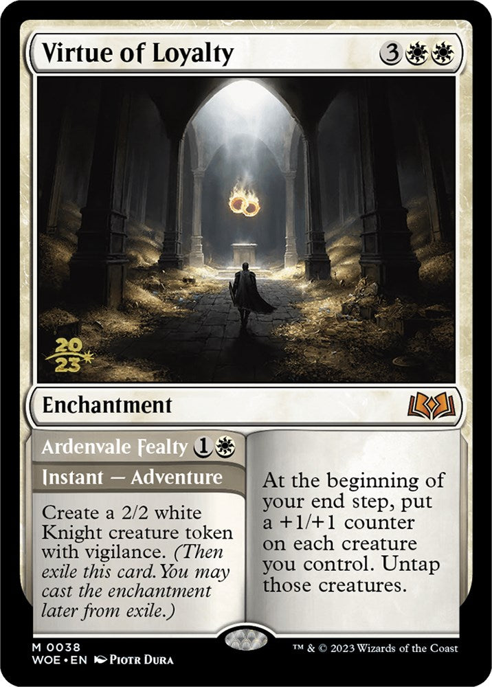 Virtue of Loyalty // Ardenvale Fealty (Promo Pack) [Wilds of Eldraine Promos] | Black Swamp Games
