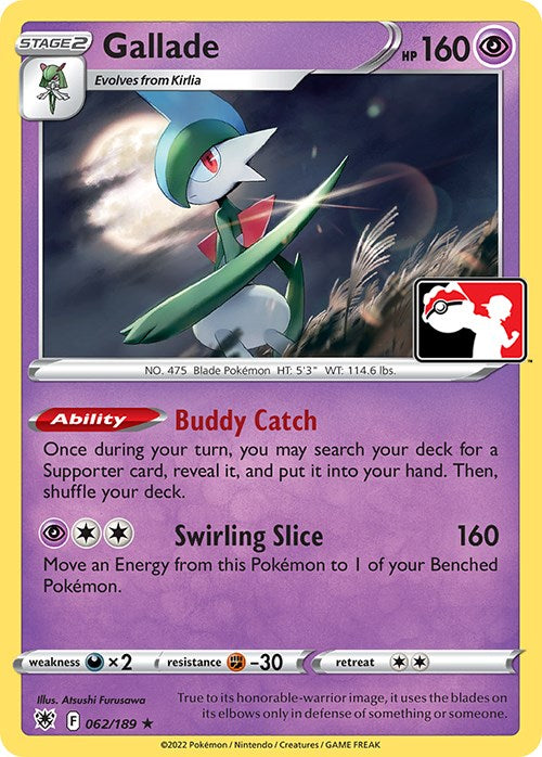 Gallade (062/189) [Prize Pack Series Three] | Black Swamp Games