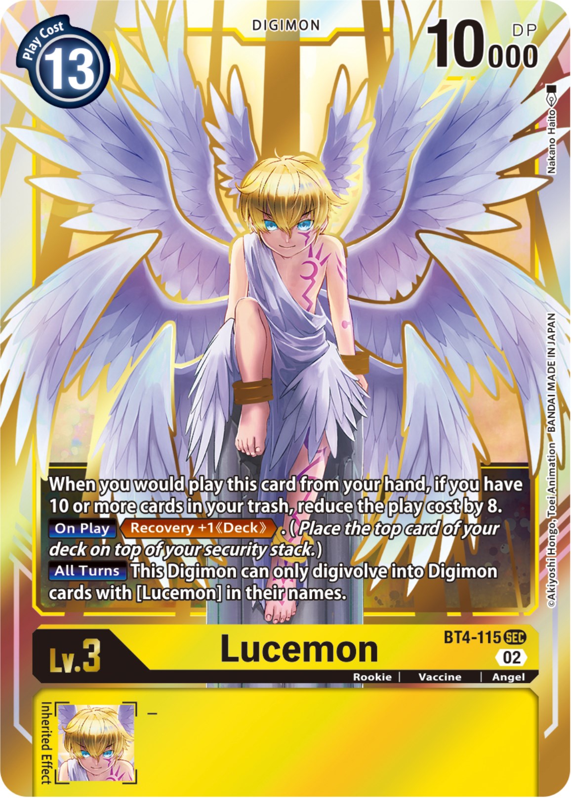 Lucemon [BT4-115] (Resurgence Booster Reprint) [Resurgence Booster] | Black Swamp Games