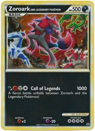 Zoroark and Legendary Pokemon (Jumbo Card) [Miscellaneous Cards] | Black Swamp Games