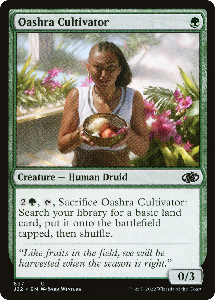 Oashra Cultivator [Jumpstart 2022] | Black Swamp Games