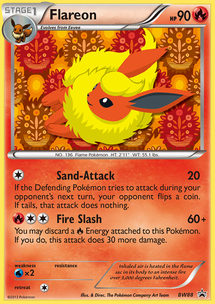 Flareon (BW88) [Black & White: Black Star Promos] | Black Swamp Games