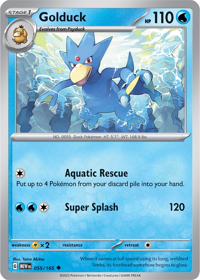 Golduck (055/165) [Scarlet & Violet 151] | Black Swamp Games