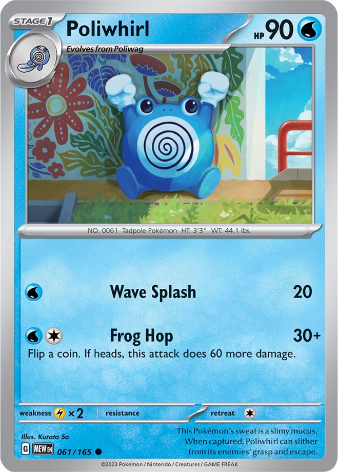 Poliwhirl (061/165) [Scarlet & Violet 151] | Black Swamp Games