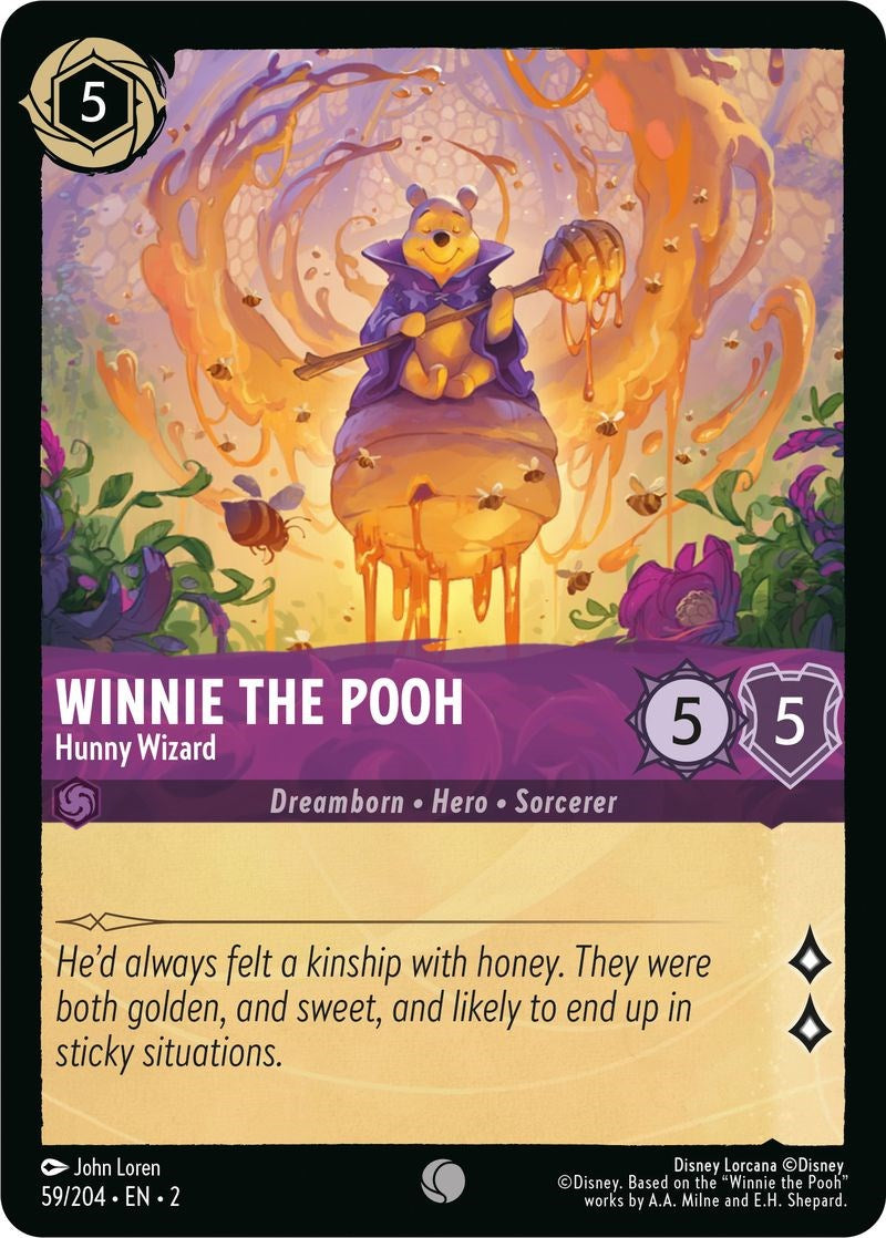 Winnie the Pooh - Hunny Wizard (59/204) [Rise of the Floodborn] | Black Swamp Games