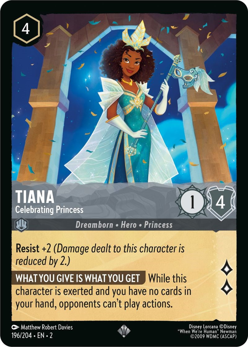 Tiana - Celebrating Princess (196/204) [Rise of the Floodborn] | Black Swamp Games