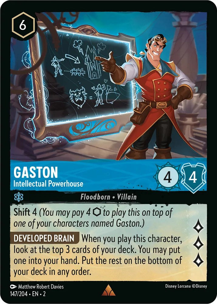 Gaston - Intellectual Powerhouse (147/204) [Rise of the Floodborn] | Black Swamp Games