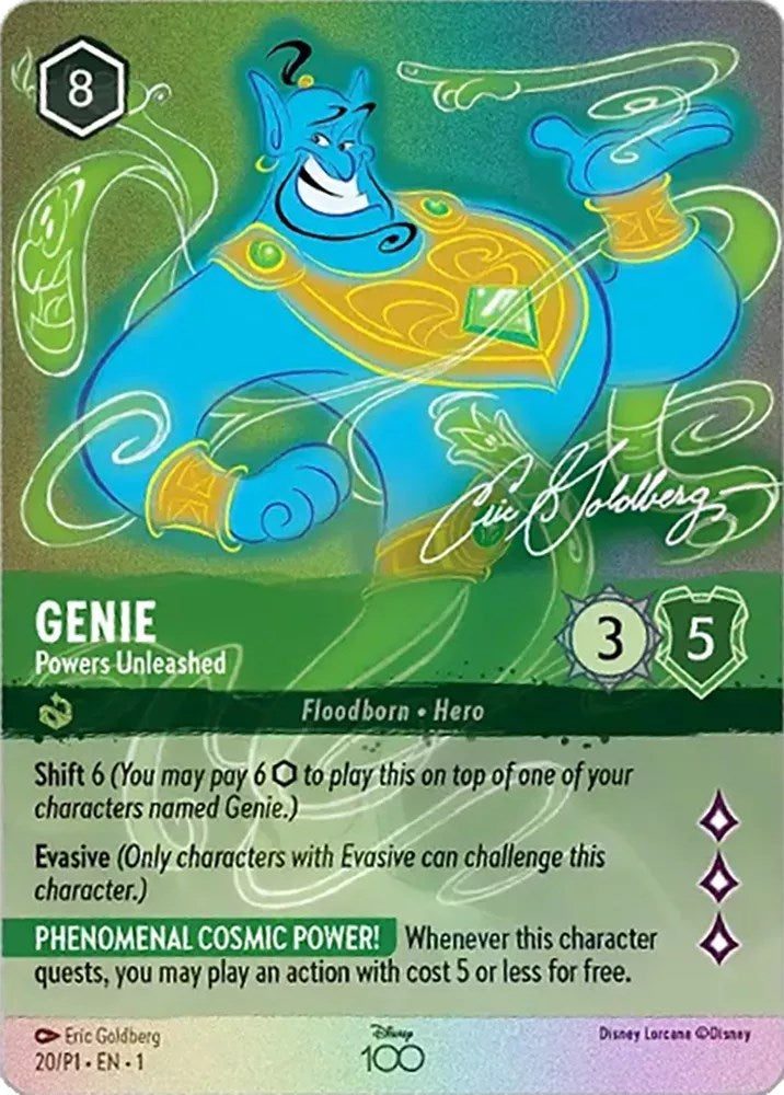 Genie - Powers Unleashed (Enchanted) (20) [Disney100 Promos] | Black Swamp Games