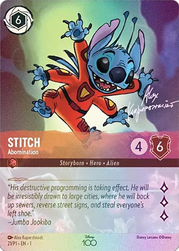 Stitch - Abomination (Enchanted) (21) [Disney100 Promos] | Black Swamp Games