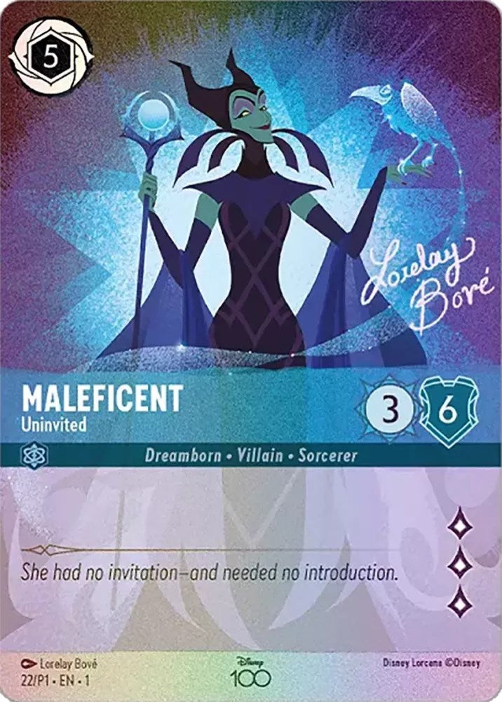 Maleficent - Uninvited (Enchanted) (22) [Disney100 Promos] | Black Swamp Games