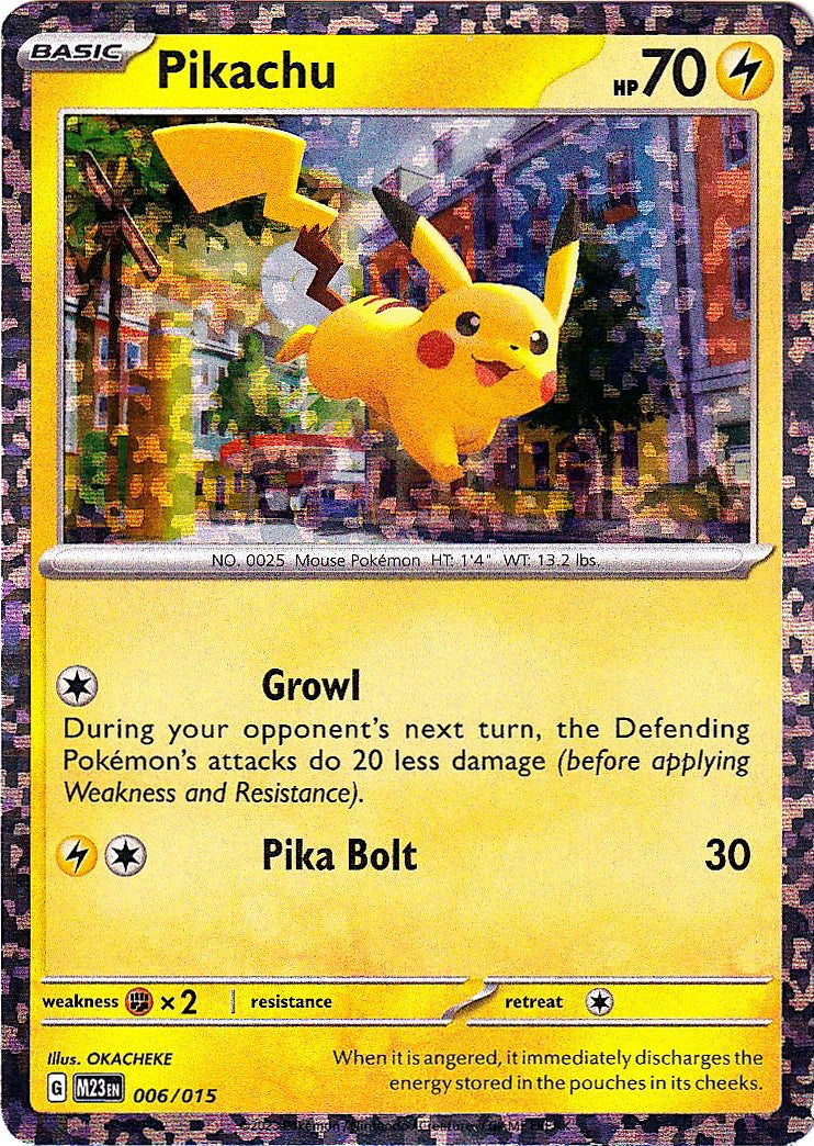 Pikachu (006/015) [McDonald's Promos: 2023 Collection] | Black Swamp Games