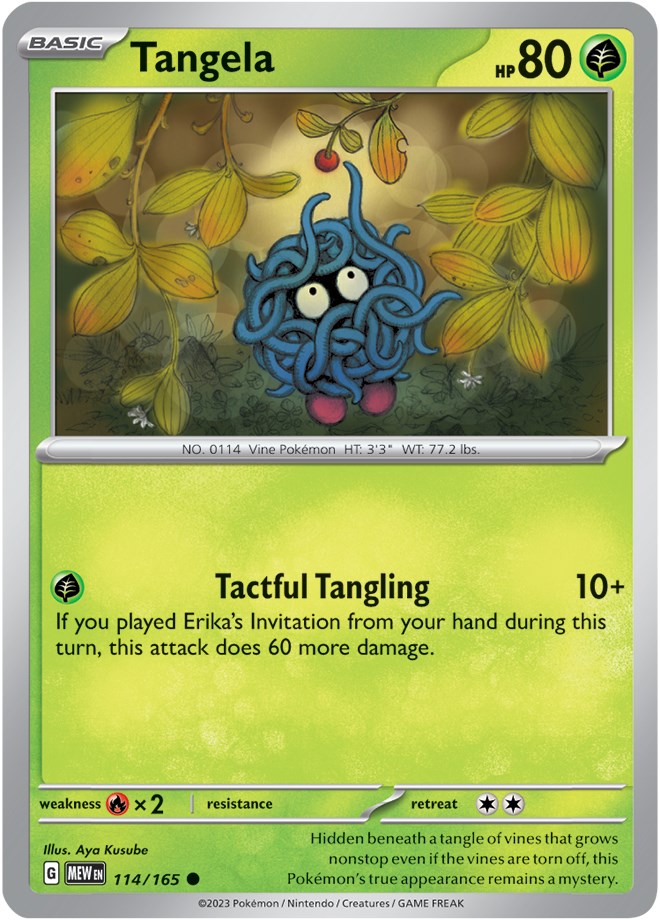 Tangela (114/165) [Scarlet & Violet: 151] | Black Swamp Games