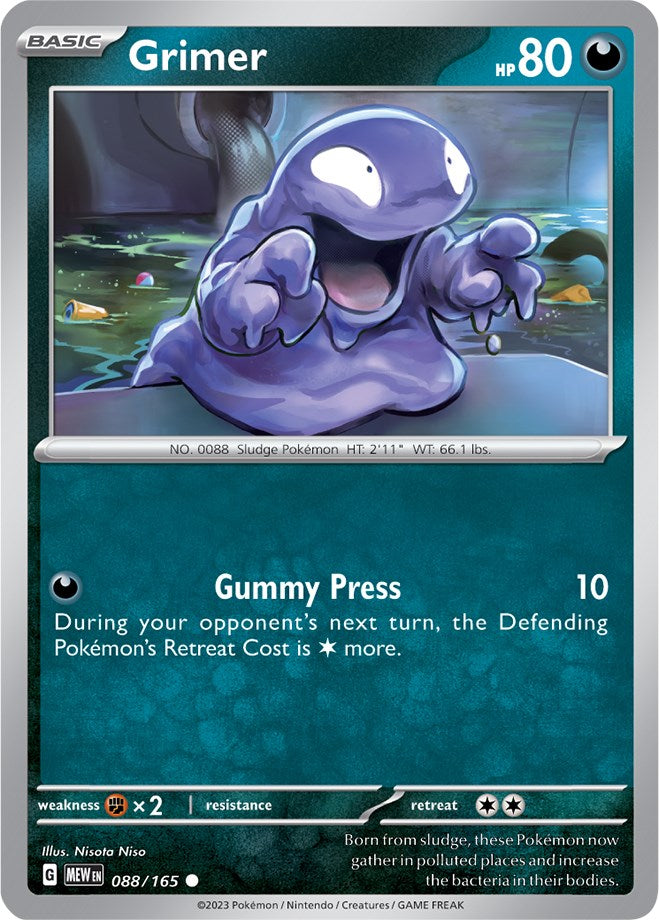 Grimer (088/165) [Scarlet & Violet 151] | Black Swamp Games