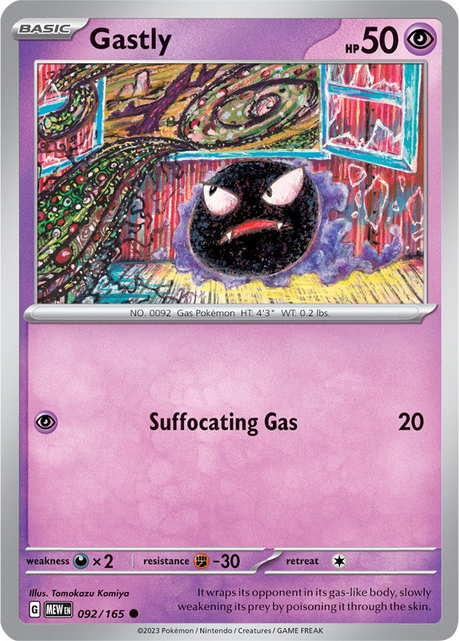 Gastly (092/165) [Scarlet & Violet: 151] | Black Swamp Games