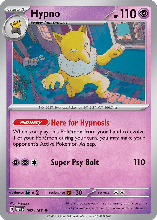Hypno (097/165) [Scarlet & Violet 151] | Black Swamp Games
