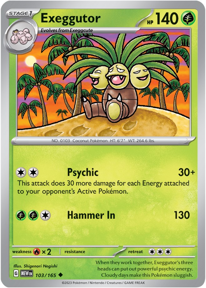 Exeggutor (103/165) [Scarlet & Violet: 151] | Black Swamp Games