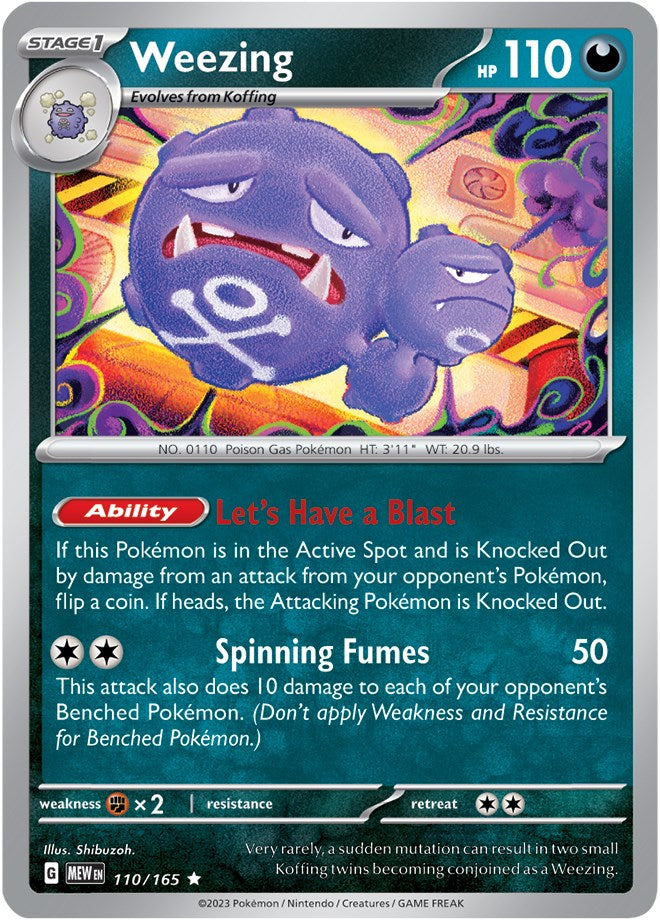 Weezing (110/165) [Scarlet & Violet 151] | Black Swamp Games