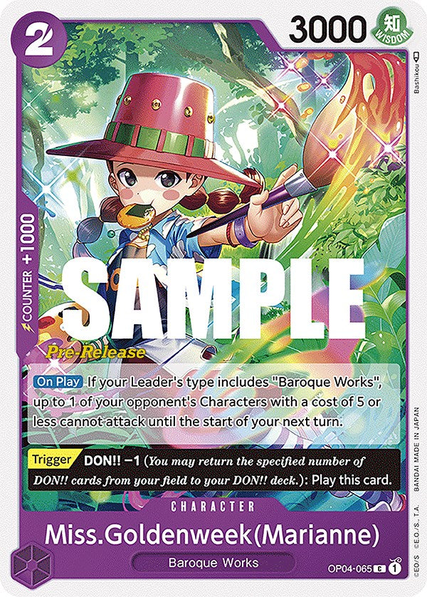 Miss.Goldenweek(Marianne) [Kingdoms of Intrigue Pre-Release Cards] | Black Swamp Games