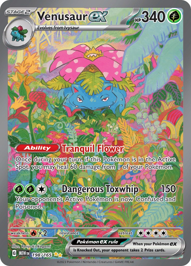 Venusaur ex (198/165) [Scarlet & Violet 151] | Black Swamp Games