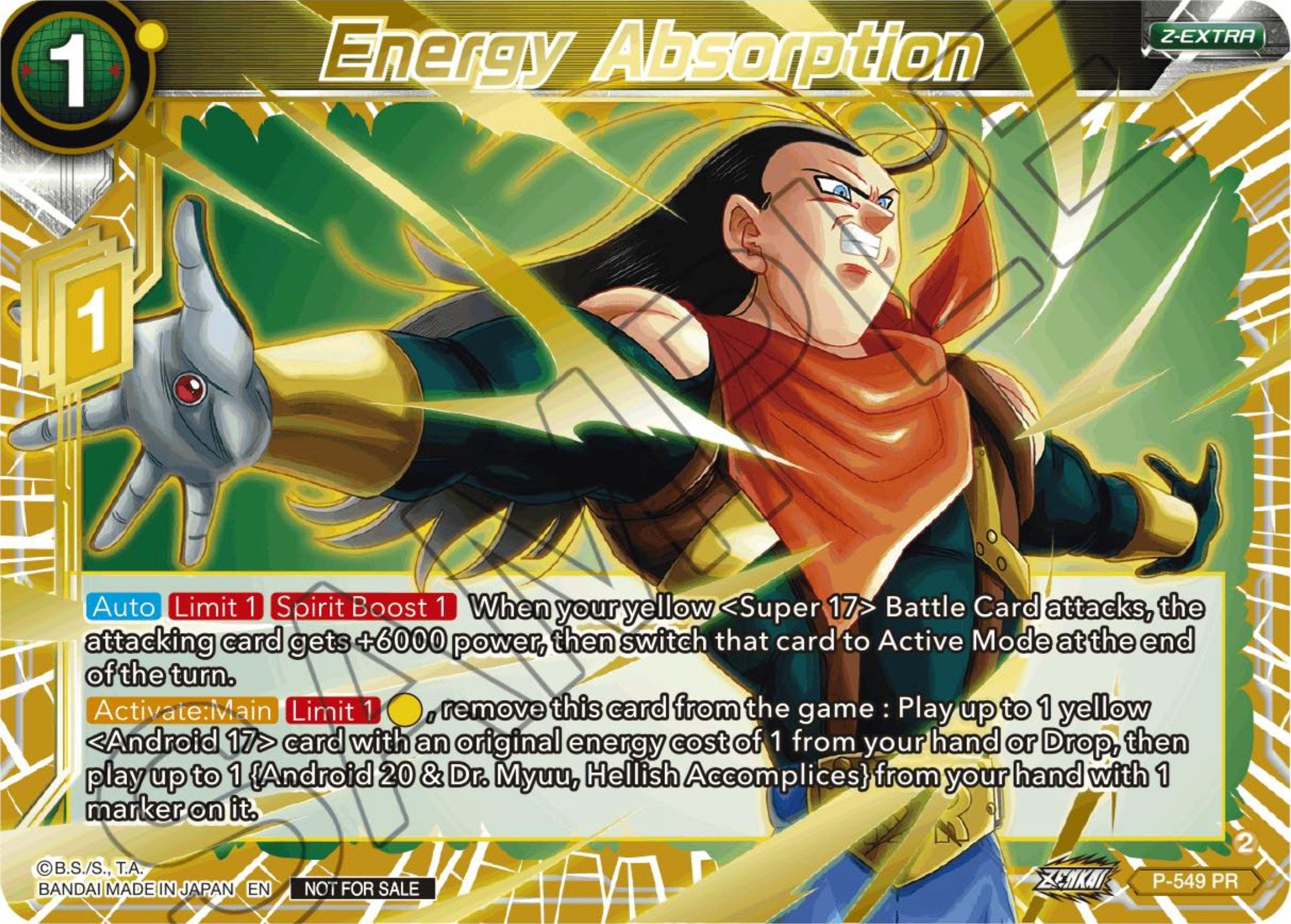 Energy Absorption (Championship Z Extra Card Pack 2023) (Gold-Stamped) (P-549) [Tournament Promotion Cards] | Black Swamp Games