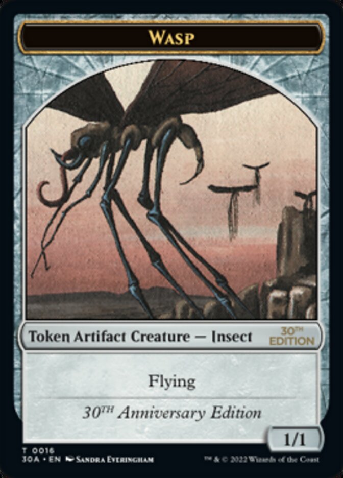 Wasp Token [30th Anniversary Tokens] | Black Swamp Games