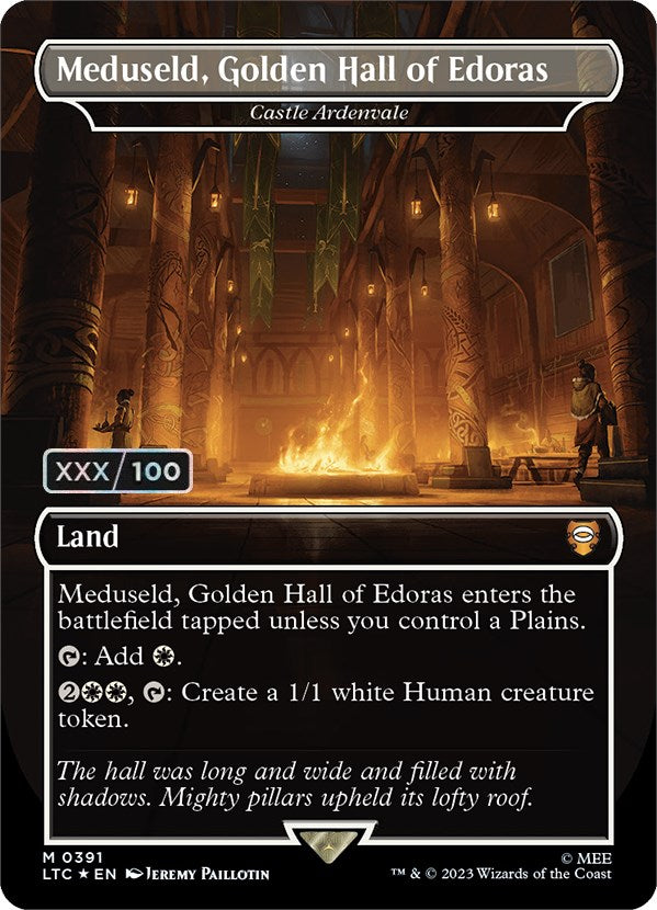 Meduseld, Golden Hall of Edoras - Castle Ardenvale (Serialized) [The Lord of the Rings: Tales of Middle-Earth Commander] | Black Swamp Games