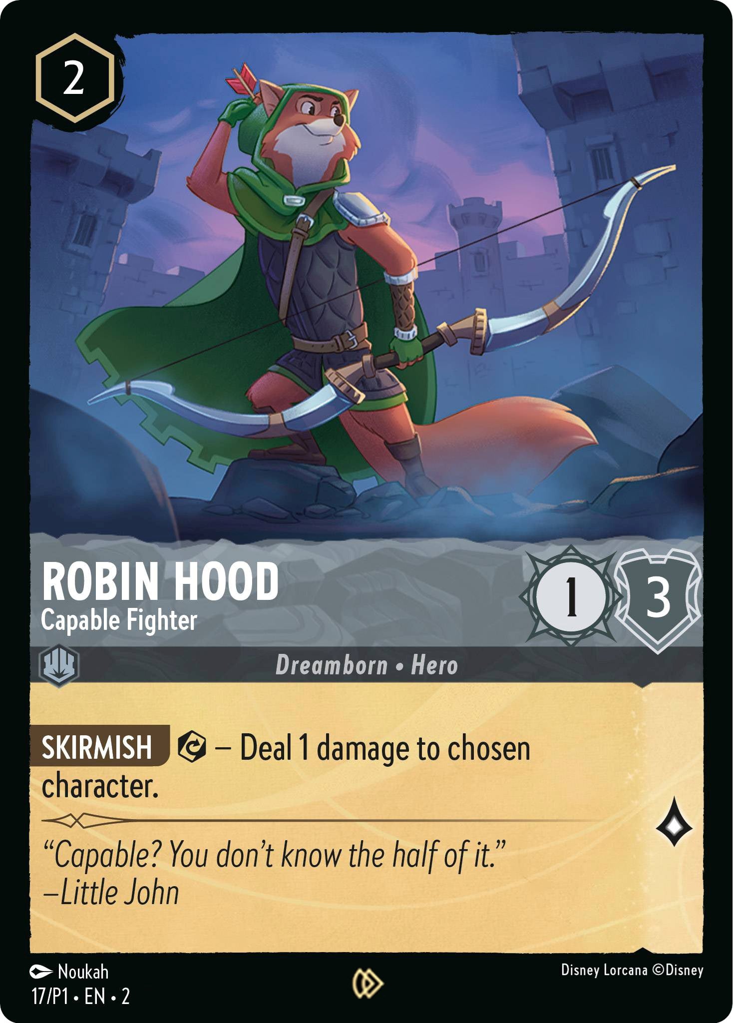 Robin Hood - Capable Fighter (17) [Promo Cards] | Black Swamp Games