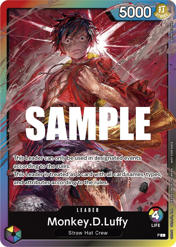 Monkey.D.Luffy (Leader Pack) (Sealed Battle 2023 Vol. 1) [One Piece Promotion Cards] | Black Swamp Games