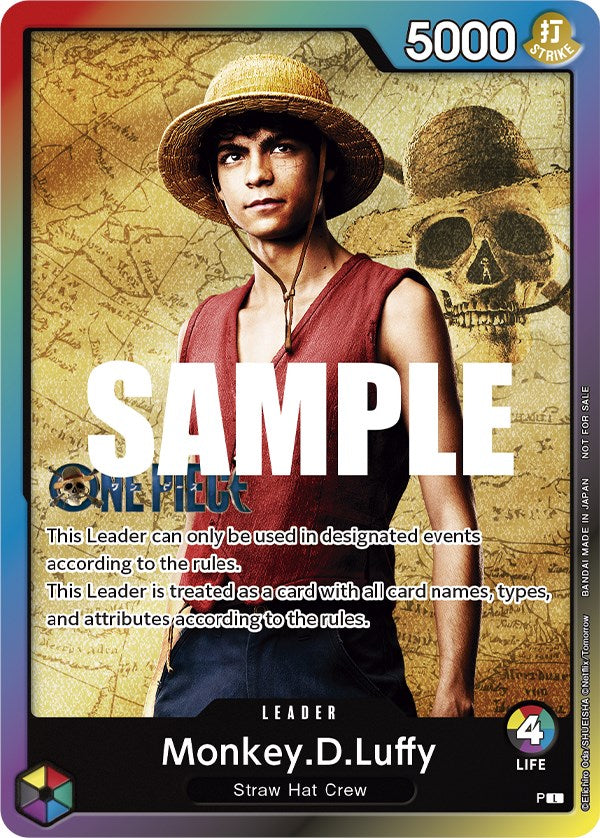 Monkey.D.Luffy (Leader Pack - Live Action) (Sealed Battle 2023 Vol. 1) [One Piece Promotion Cards] | Black Swamp Games