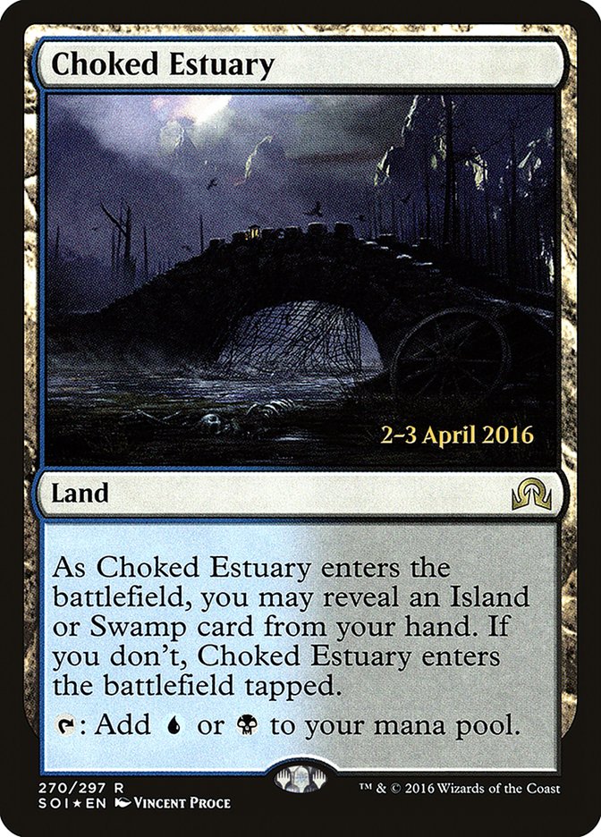 Choked Estuary [Shadows over Innistrad Prerelease Promos] | Black Swamp Games