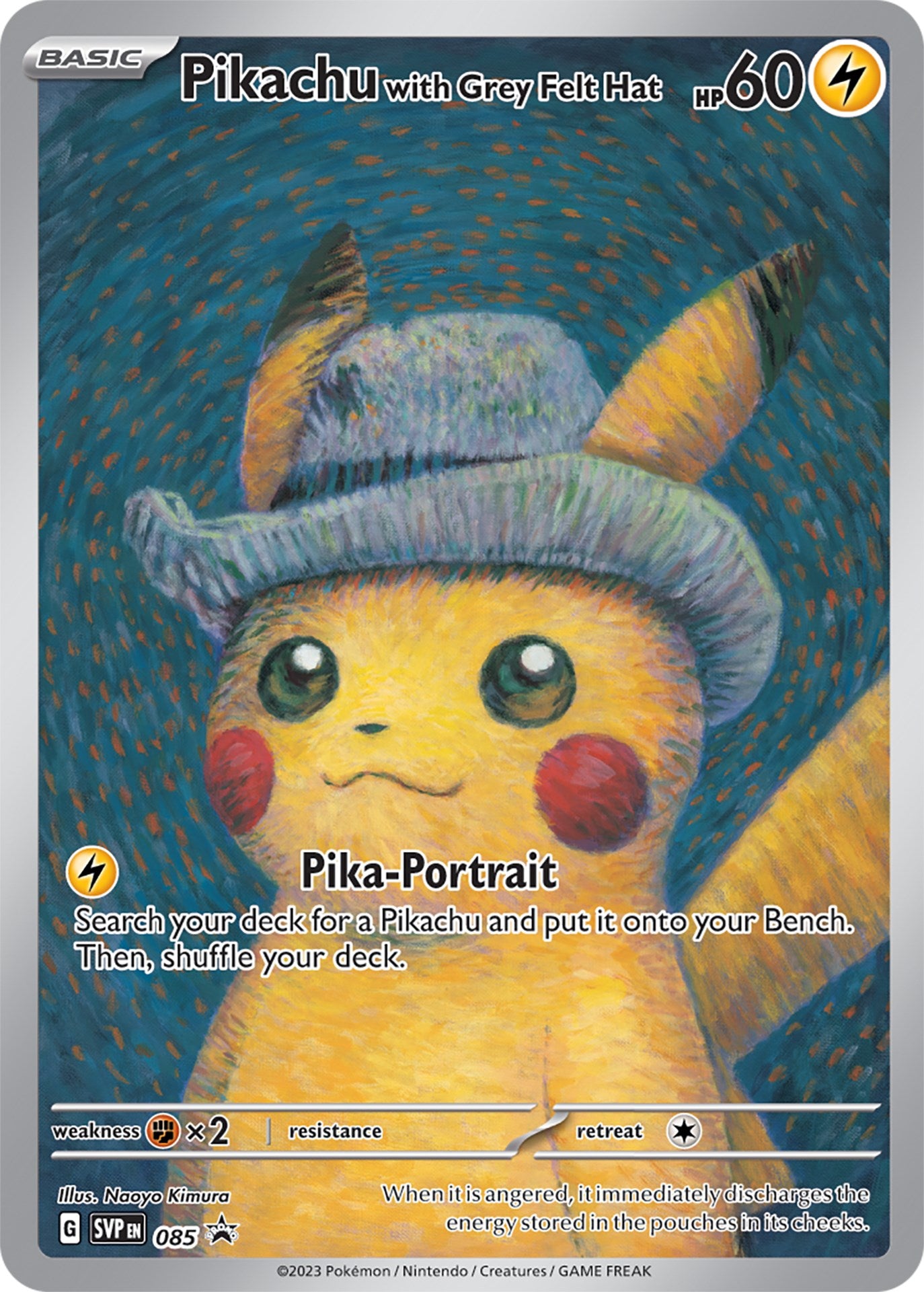 Pikachu with Grey Felt Hat (085) [Scarlet & Violet: Black Star Promos] | Black Swamp Games