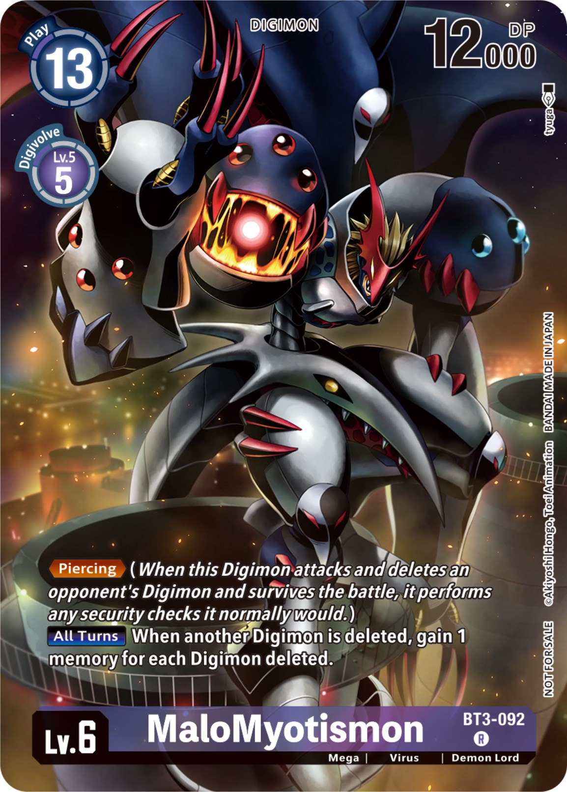 MaloMyotismon [BT3-092] (Tamer Party Pack -The Beginning-) [Release Special Booster Ver.1.0] | Black Swamp Games