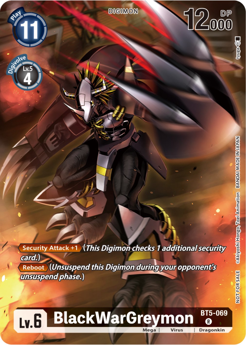 BlackWarGreymon [BT5-069] (Tamer Party Pack -The Beginning-) [Battle of Omni Promos] | Black Swamp Games