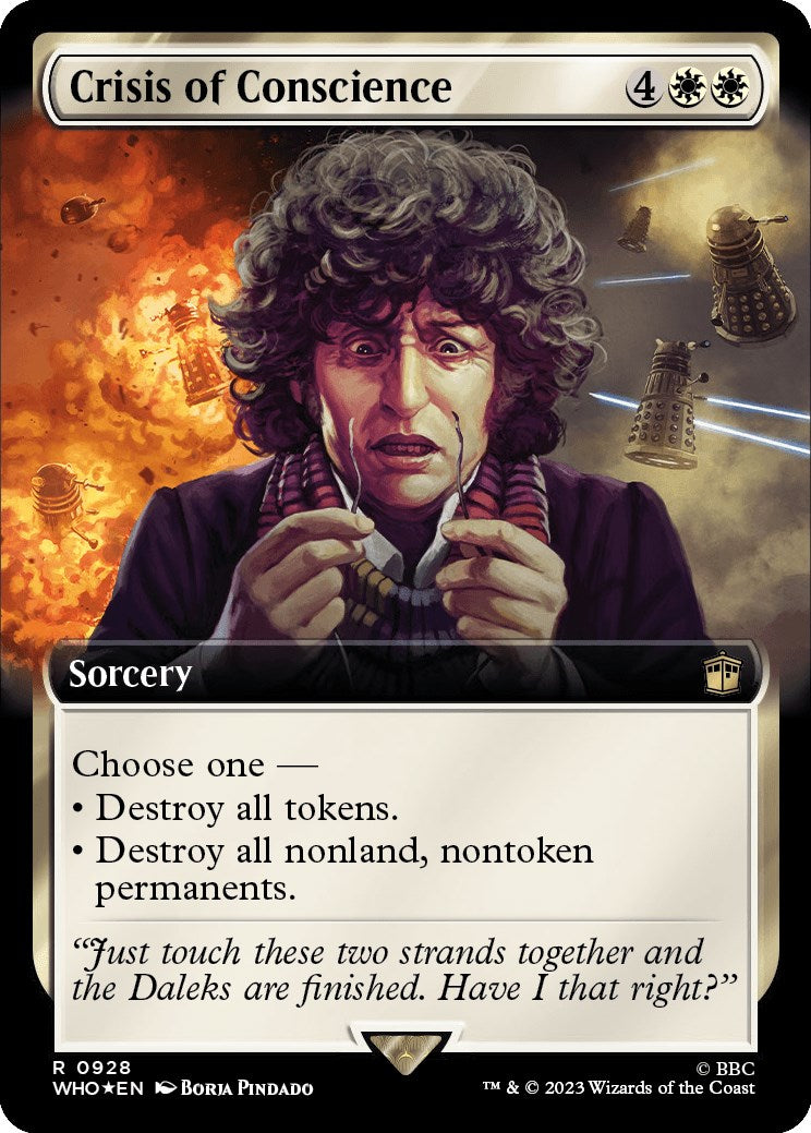 Crisis of Conscience (Extended Art) (Surge Foil) [Doctor Who] | Black Swamp Games